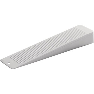 Lot de 10 cale-portes en plastique blanc 100 mm x 16 mm pour une sécurité domestique accrue - Product Image 1