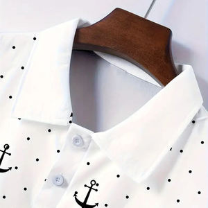 Chemises polo pour hommes, service OEM 2026, 100% coton, manches courtes, anti-plis, lavables - Product Image 3