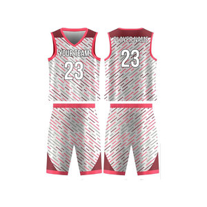 Ensemble d'uniformes de basket-ball personnalisés de haute qualité, ensemble de short et maillot de basket-ball réversible cousu avec logo brodé - Product Image 1