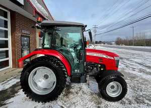 รถแทรกเตอร์ Massey Ferguson 2860M ปี 2023 สภาพใหม่/มือสอง แบบมีห้องโดยสาร ขับเคลื่อน 4 ล้อ พร้อมอุปกรณ์ตักดิน ตักไม้ และล้อเลื่อน  เครื่องยนต์ 60 แรงม้า  อะไหล่ MOOG - Product Image 2