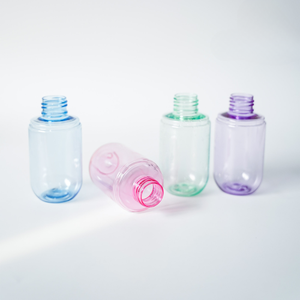 Tùy chỉnh <span class=keywords><strong>100ml</strong></span> Capsule Shaped Pet mỹ phẩm chai cho dầu gội Mist Travel sử dụng - Product Image 3