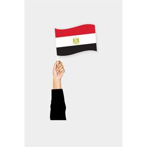 Egyptian Handheld Flag Cheerleading Equipment - Product Image 1