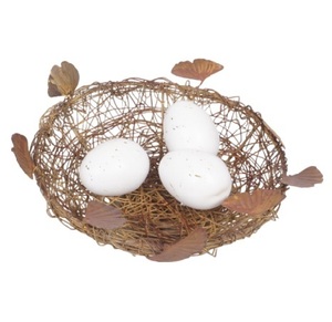 Panier en fil de fer Décoration d'œuf Fait à la main Couleur et forme personnalisées Décoration de la maison Fête de Noël Vente en gros d'usine - Product Image 2