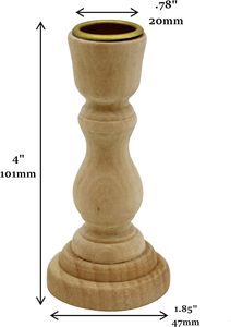 Bougeoir en bois unique avec plusieurs formes pour décoration de maison et de fête bon prix pour Noël - Product Image 3