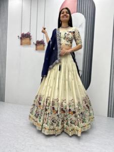 ชุดแต่งงานแบบดั้งเดิม lehenga choli กับ lehenga choli เพื่อการส่งออกจากอินเดีย - Product Image 3