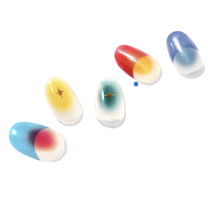 สติ๊กเกอร์ติดเล็บเจลแบบกดติด คุณภาพระดับซาลอนแท้ 100% จากเกาหลี ปลอดสารพิษ สำหรับทำเล็บ 28 ชิ้น ขายส่ง ได้รับการรับรองโดย UUUUU - Product Image 2