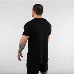 เสื้อยืดผ้าฝ้ายพิมพ์ลายขนาดใหญ่สำหรับผู้ชายพิมพ์โลโก้ได้ตามต้องการ - Product Image 2