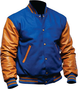 Men's Custom Wool Varsity <b>Baseball</b> <b>Bomber</b> <b>Jacket</b> College Blank Embroidery Silk CollegeBaseballjacket for men DDP Shipping - Product Image 2