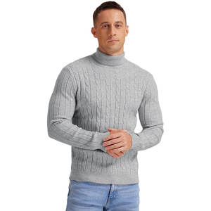 <b>Men</b> <b>Turtleneck</b> <b>Sweater</b> Smart Fit Warm Pullover Winter Fashion Soft Slim Fit Casual Long Sleeve Trendy Breathable - Product Image 4