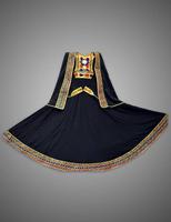 Robe afghane pashtun pour fête de mariage, vêtements culturels afghans, couleur unie, broderie, ensembles pour femmes