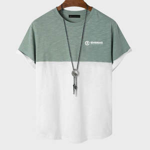 T-shirt de haute qualité à bas prix pour hommes T-shirt en coton de conception OEM Fabriqué au Pakistan T-shirt pour hommes - Product Image 2