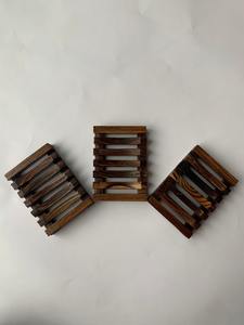 Porte-savon en bois avec drainage pour salle de bain et cuisine - Product Image 4