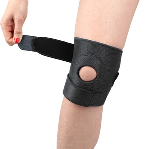 Rodilleras de alta calidad, rodillera deportiva de boxeo con presión fija, banda de rótula de silicona avanzada, soporte de rodillera ajustable - Product Image 4