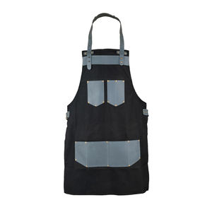 Wholesale Latest Design Customized Logo <b>Leather</b> <b>Apron</b> / New Fashion High Quality Breathable Cowhide <b>Leather</b> Kitchen <b>Aprons</b> - Product Image 6