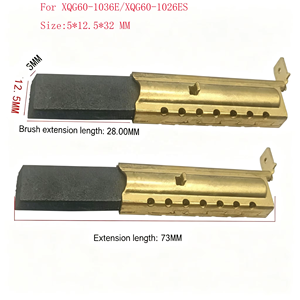Escobillas de Carbón de Buena Calidad <span class=keywords><strong>para</strong></span> Lavadoras de Tambor Bosch Siemens HOOVER <span class=keywords><strong>CANDY</strong></span> L94MF7 - Product Image 4