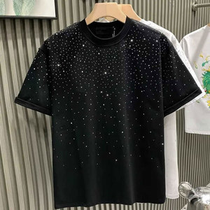 Camisetas Casuales de Verano para Hombre, 100% Algodón, Cuello Redondo, Antiarrugas, Secado Rápido, Transpirables, Manga Corta - Product Image 1