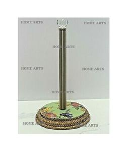 Soporte para pañuelos de madera y metal de diseño único Soporte para pañuelos de cocina de tamaño personalizado de forma redonda al precio más bajo - Product Image 6