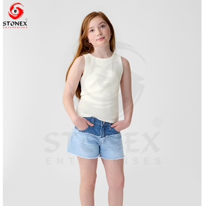 Chaleco transpirable de secado rápido, faldas, ropa para niños, camisetas sin mangas con espalda cruzada, ropa deportiva para niños de 4 a 12 años - Product Image 3