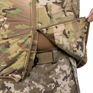 Veste de terrain d'hiver avec tissu résistant et design multi-poches "MONTICOLA"-CAMO - Product Image 5