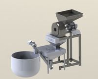 DEMSA Sugar Grinding Machine (PSD1000) 380V Stainless Steel High Efficiency Confectionery Use 2-Year Warranty