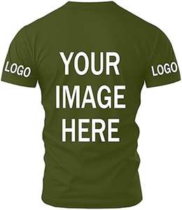 100% algodón tejido ecológico de secado rápido estilo casual de talla grande camiseta personalizable impresión Digital Logo su propio hombre - Product Image 4