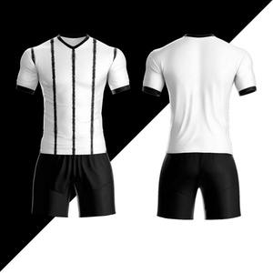 ชุดฟุตบอลใหม่เอี่ยมจากโรงงาน ขายส่ง ระบายอากาศได้ดี น้ำหนักเบา ผลิตจากโพลีเอสเตอร์ 100% ปรับแต่งได้ ชุดทีมคุณภาพสูง - Product Image 2