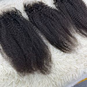 Cabello virgen vietnamita 100% con cierre de encaje HD, peluca larga y recta rizada para mujeres Bla, opciones de estilo específicas - Product Image 4