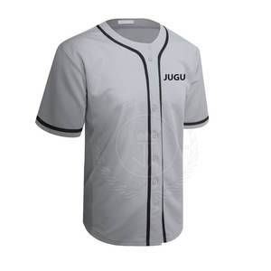 Camiseta de Béisbol para Hombre, Estilo Nuevo, Personalizada, Transpirable, 100% Poliéster, con Bolsillos, Diseño Liso, Alta Calidad - Product Image 4
