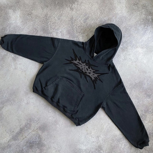 Nouvelle Arrivée – Sweats à Capuche Homme Respirants et Séchage Rapide Effet Délavé, Grandes Tailles, Style Urbain, Impression Personnalisée, Polaire 100% Coton, Hiver - Product Image 4