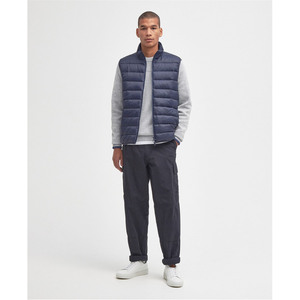 Gilet matelassé léger à col montant pour homme, veste sans manches rembourrée pour l'hiver, fabricant en gros - Product Image 1