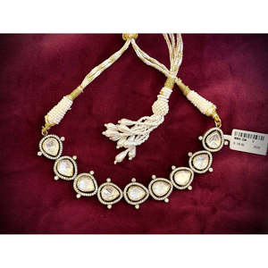 NOVAMART Fine Moissanite <b>Choker</b> Necklace Royal Tear-Shaped Elegant Wholesale Export - Product Image 1