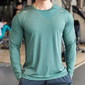 Ropa deportiva de entrenamiento informal para hombre de alta calidad, sudaderas de manga larga para gimnasio, ropa activa para correr, entrenamiento para el verano - Product Image 6