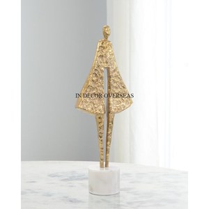 Motif à la mode arrivée haute qualité plaqué or qualité supérieure métal élégant Look Designer Sculpture maison & hôtel chambre décor - Product Image 1