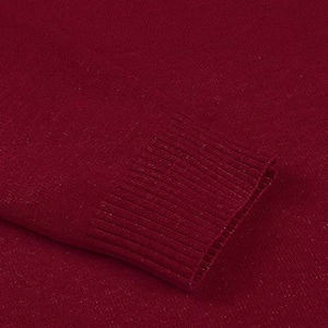 New best hgih quality Maroon Color Men's Sweatshirts for Workout Breathable and Quick Dry Custom Men's Slim Fit Sweatshirts - Product Image 6