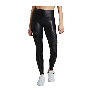 Pantalon de survêtement en cuir de vachette Original pour femmes Top-Quty Sexy Bla Street Style hiver pantalon en cuir de vachette avant approvisionnement ODM - Product Image 5