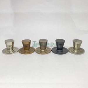 Perillas de latón macizo para armario, pomos con acabado personalizado acanalado, herrajes para cajón, tirador de muebles, fabricante al por mayor - Product Image 3