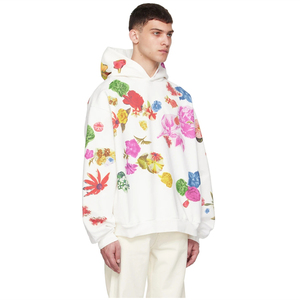 Sweat à capuche pull-over personnalisé en coton biologique pour hommes - Product Image 2