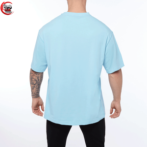 Camiseta Deportiva de Compresión para Hombre, Corte Regular, Lavado Ácido, Color Sólido, Ecológica, Transpirable, Algodón Grueso, Secado Rápido, Personalizable - Product Image 2