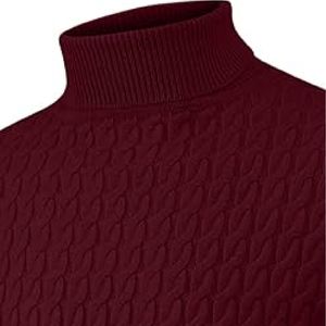 Suéter cálido de invierno de buena calidad para hombre, suéter informal de punto de poliéster para hombre, novedad de 2025 - Product Image 2