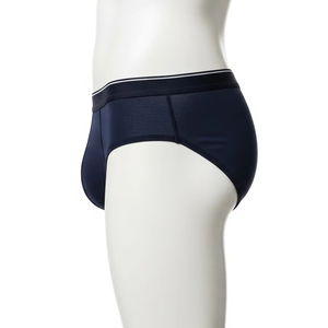 Sous-vêtements pour hommes en tricot à séchage rapide teints en pièce, tissu en polyester, doux, respirant, pour un usage quotidien, vêtements confortables, fournisseur - Product Image 2