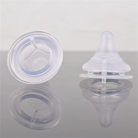 Sans BPA Silicone Infantile 3 Génération Anti Colique Tétine Manger Large Cou Bébé Mamelon Lait Biberon Sucette Tétine Du Sein Mamelon