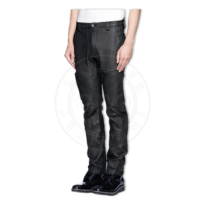 Pantalon en cuir toutes saisons, OEM de haute qualité du Pakistan - Product Image 3