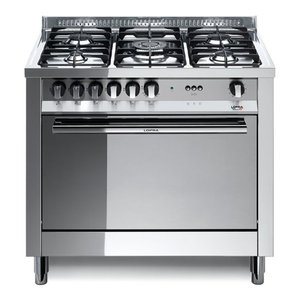 Cocina de gas de 5 quemadores con horno eléctrico MAXIMA MG96MF C Inox Clase A (90x60x90,5cm) - Product Image 1