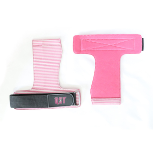 Agarres de Gimnasio de Cuero Antideslizantes con Logotipo Personalizado y Cierre de Hebilla para Protección de la Palma en Levantamiento de Pesas, Dominadas y Peso Muerto - Product Image 4