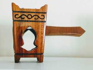 Lujoso y exclusivo soporte de incienso de madera con cubierta de metal Quemador de aromaterapia decorativo Precios competitivos para uso aromático - Product Image 4