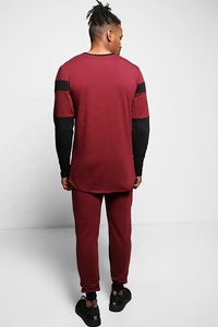 Pakistan Manufacture Men's Casual Training Jogging <b>Trouser</b> Lightweight Polyester Canvas Mid <b>Elastic</b> Waist Quick Dry Breathable - Product Image 3