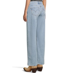 Jeans Azules Rectos Estilo Boyfriend para Mujer, de Lujo, Lavado a la Piedra, Transpirables, Ecológicos, de Secado Rápido, Sin Cintura, Casuales y Sexys - Product Image 4