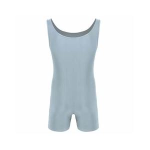 Wholesale Knitted Sporty <b>Singlet</b> <b>Mens</b> Summer Breathable Gym Clothing Muscle Fit Solid Color Premium - Product Image 5