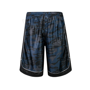 Short de sport de basket-ball pour hommes sur mesure dernière conception Polyester Mash motif solide Style décontracté tissu peigné - Product Image 6