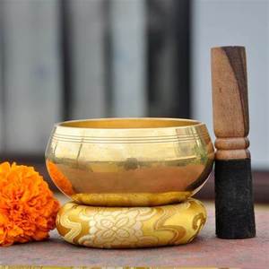 Juego de cuencos de canto hechos a mano de primera calidad que incluye cojín de mazo para meditación profunda Chakra Healing Yoga y rituales de relajación - Product Image 3